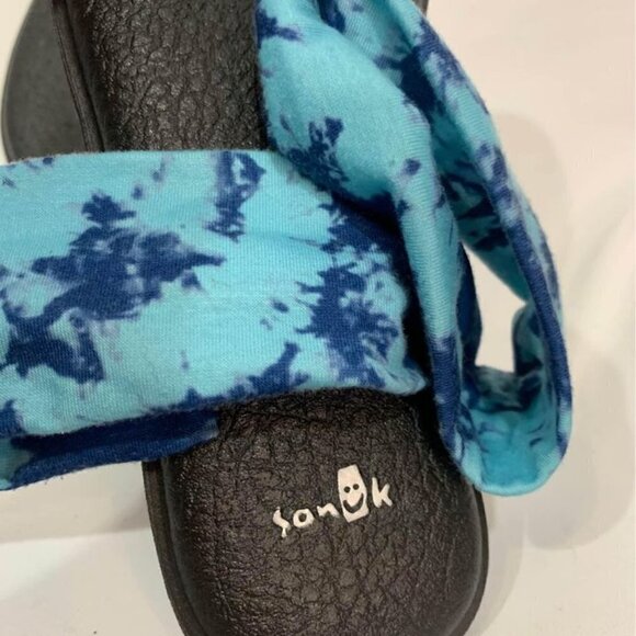 sanuk wrap sandal. Teal/black. Brand new. Size 6. Woman’s shoe. - Picture 4 of 9